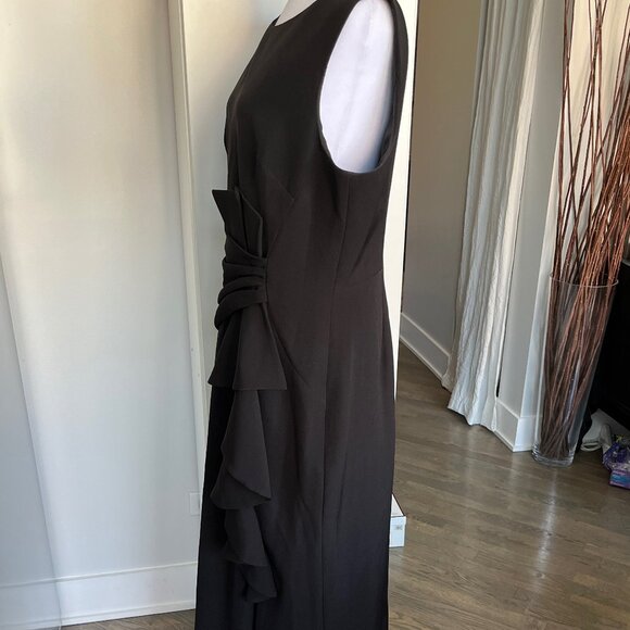 NWOT Eliza J Sleeveless Cascading-Ruffle Gown - Picture 9 of 16